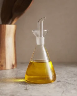 ZARA Home Borosilicate Glass Oil & Vinegar Cruet Set
