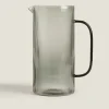 ZARA Home Borosilicate Glass Pitcher With Line Design