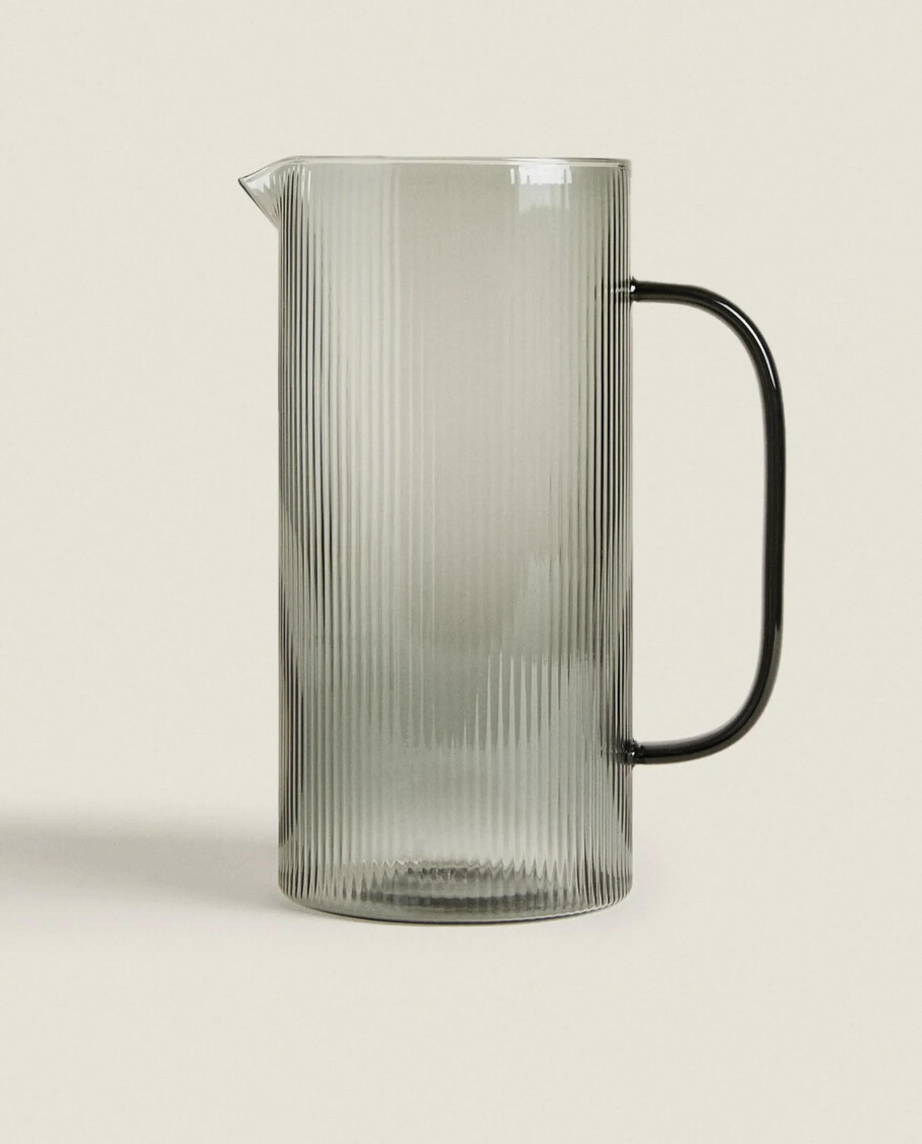 ZARA Home Borosilicate Glass Pitcher With Line Design