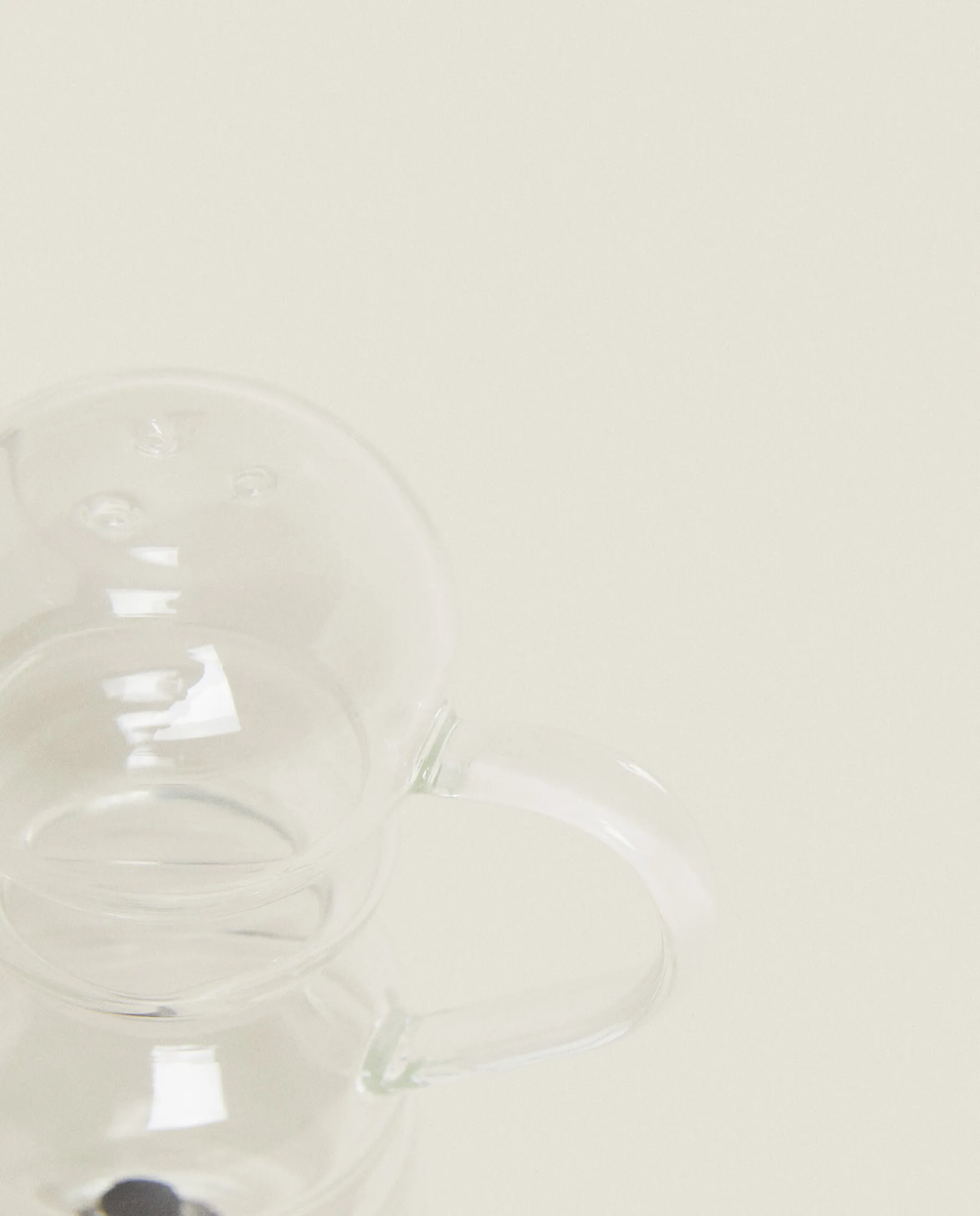 ZARA Home Borosilicate Glass Salt Shaker With Handle