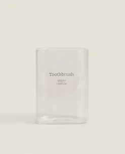ZARA Home Borosilicate Glass Slogan Tumbler