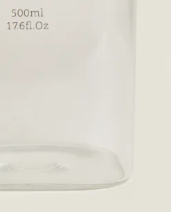 ZARA Home Borosilicate Glass Slogan Tumbler