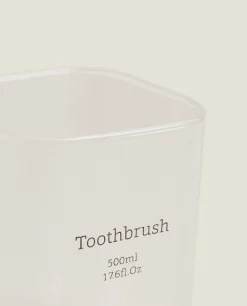 ZARA Home Borosilicate Glass Slogan Tumbler