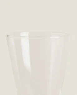 ZARA Home Borosilicate Wine Glass With Colored Stem