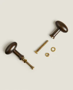 ZARA Home Brass Door Knob (Pack Of 2)