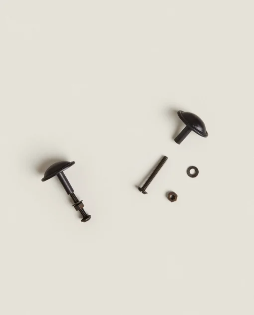 ZARA Home Brass Door Knob (Pack Of 2)