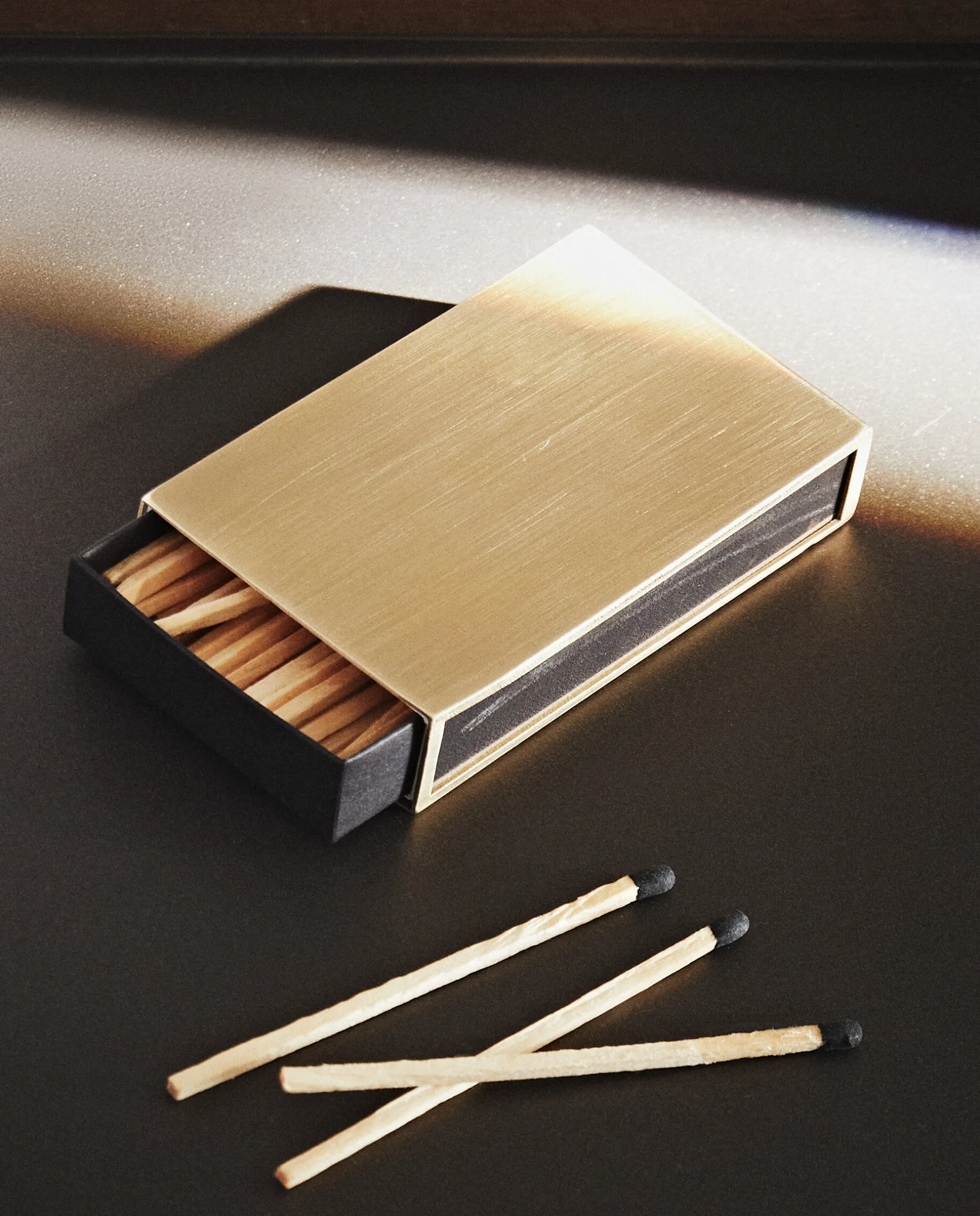ZARA Home Brass Matchbox