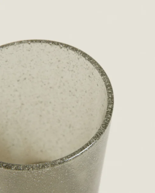 ZARA Home Bubble-Effect Glass Tumbler