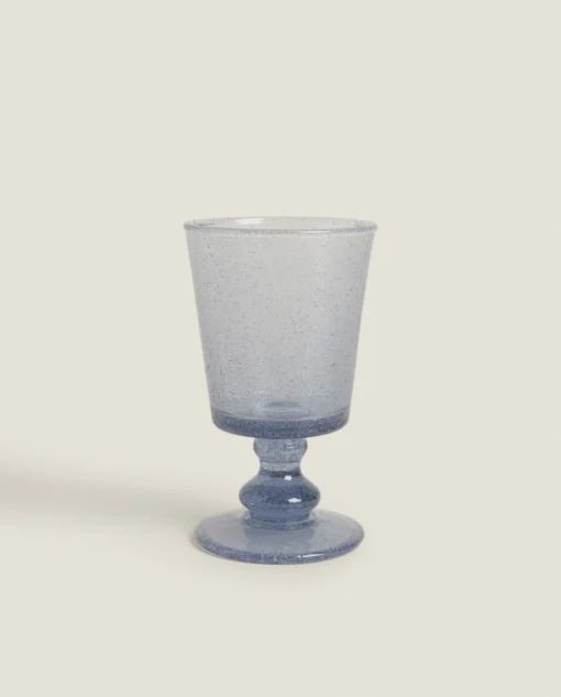 ZARA Home Bubble-Effect Wine Glass