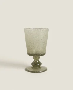 ZARA Home Bubble-Effect Wine Glass