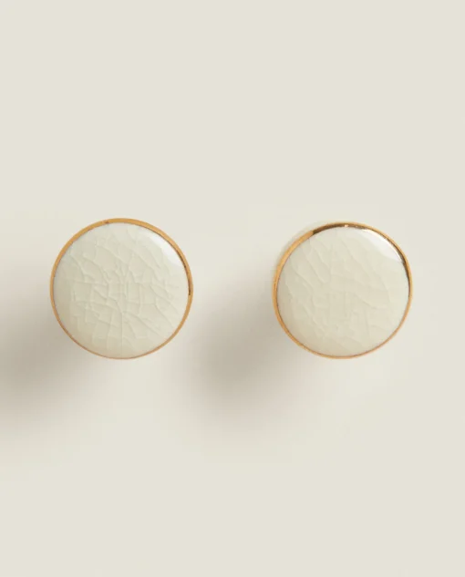 ZARA Home Ceramic Door Knob (Pack Of 2)