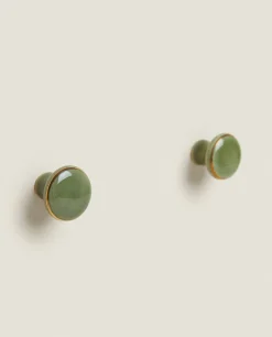 ZARA Home Ceramic Door Knob (Pack Of 2)