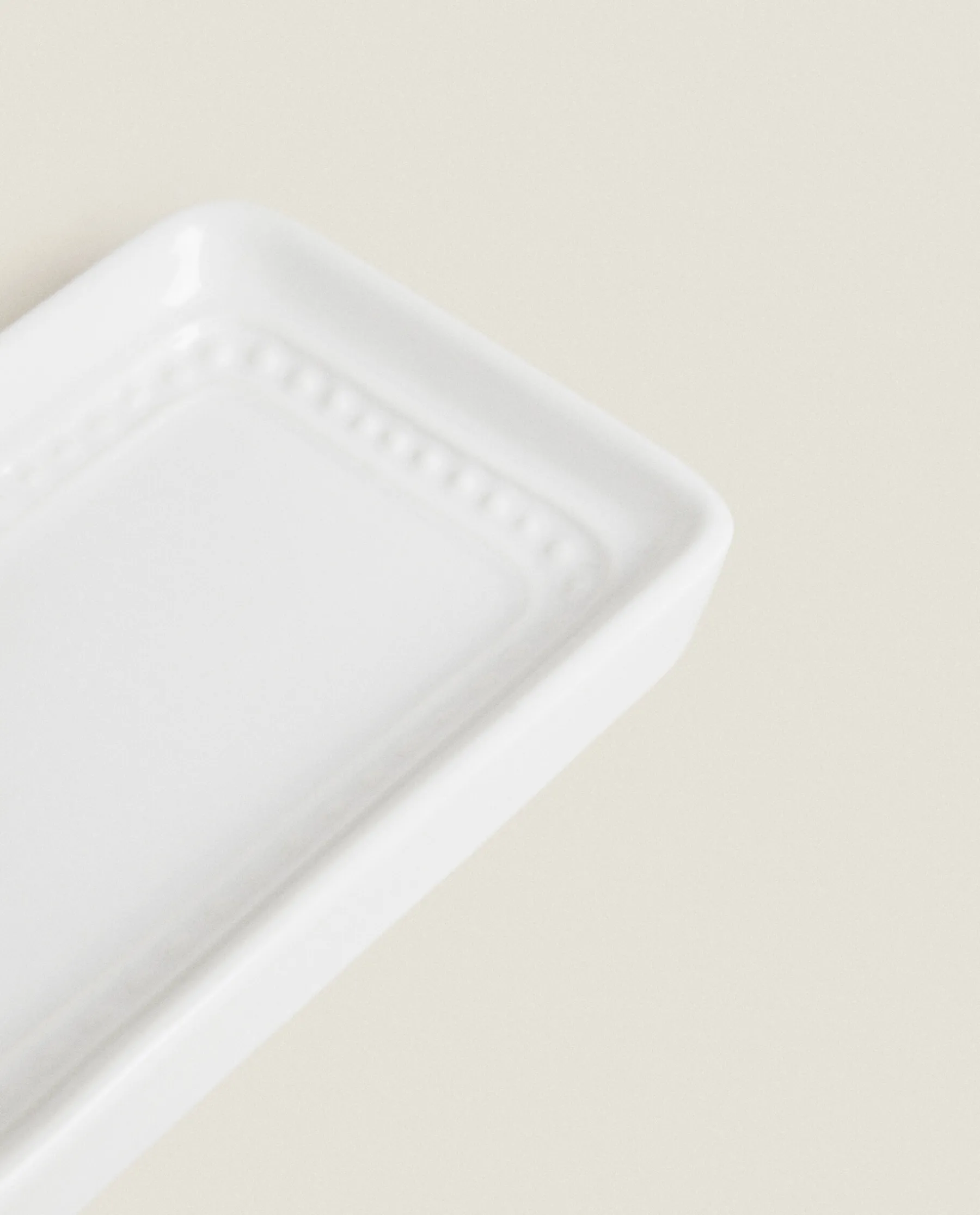 ZARA Home Ceramic Soap Dispenser With A Raised Design