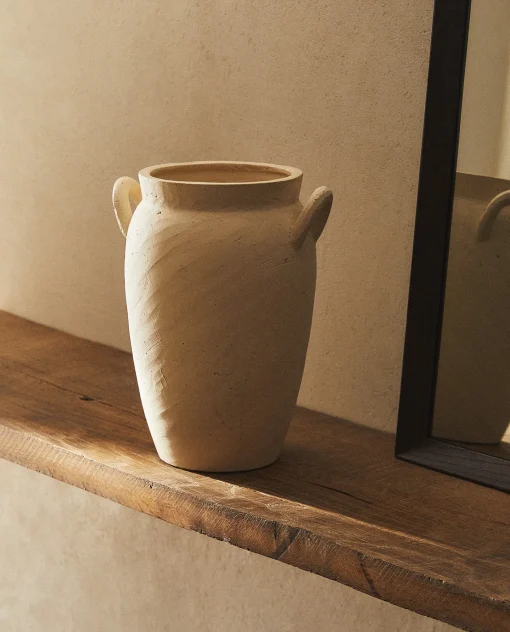ZARA Home Ceramic Vase With Handles