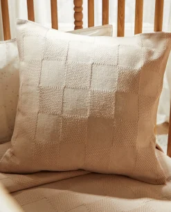 ZARA Home Check Cotton Throw Pillow Cover