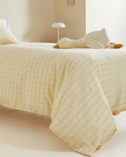 ZARA Home Check Duvet Cover