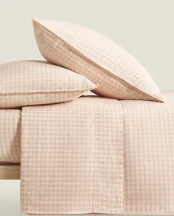 ZARA Home Check Duvet Cover