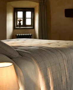 ZARA Home Check Flannel Quilt