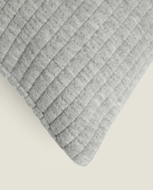 ZARA Home Check Jacquard Throw Pillow Cover