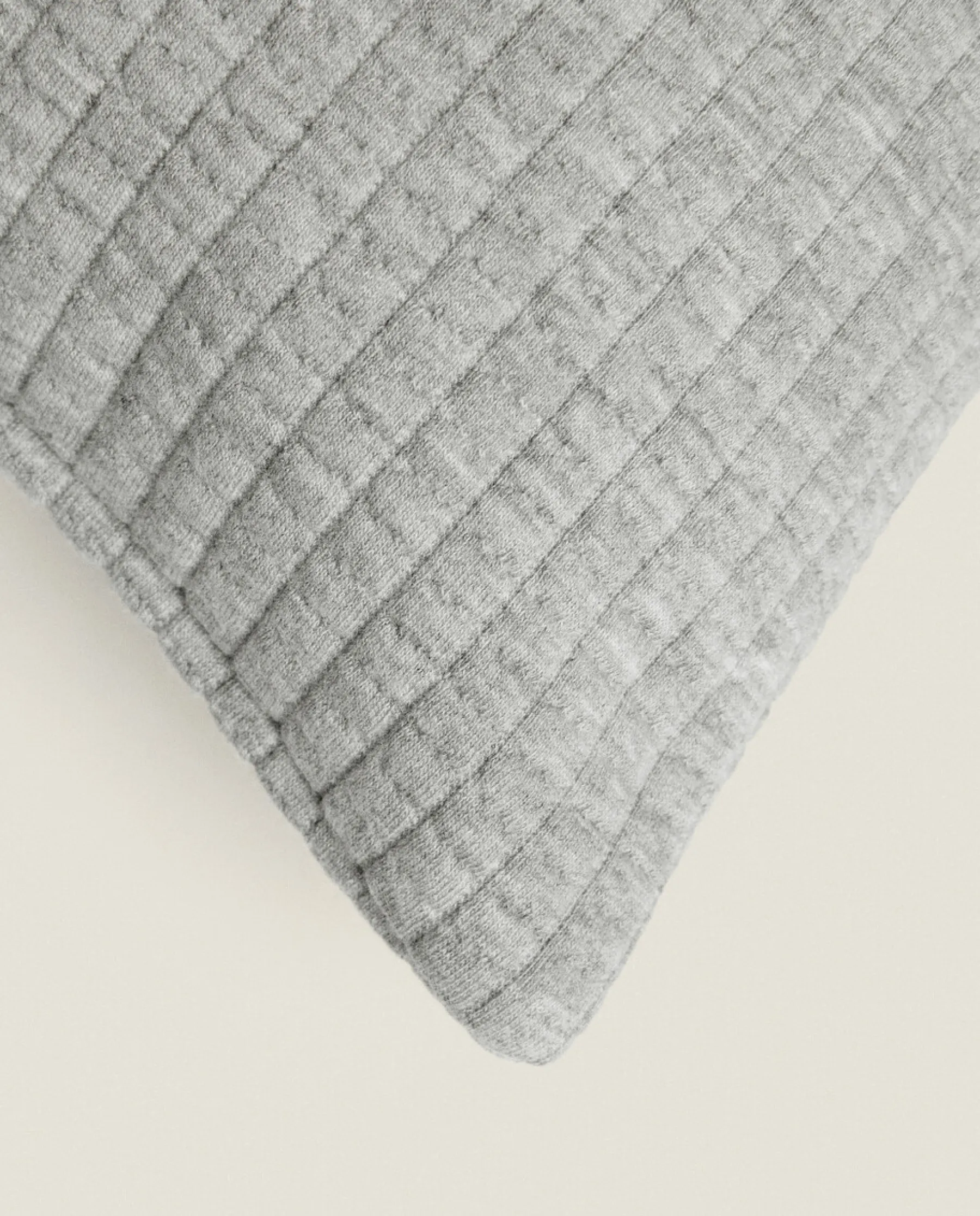 ZARA Home Check Jacquard Throw Pillow Cover