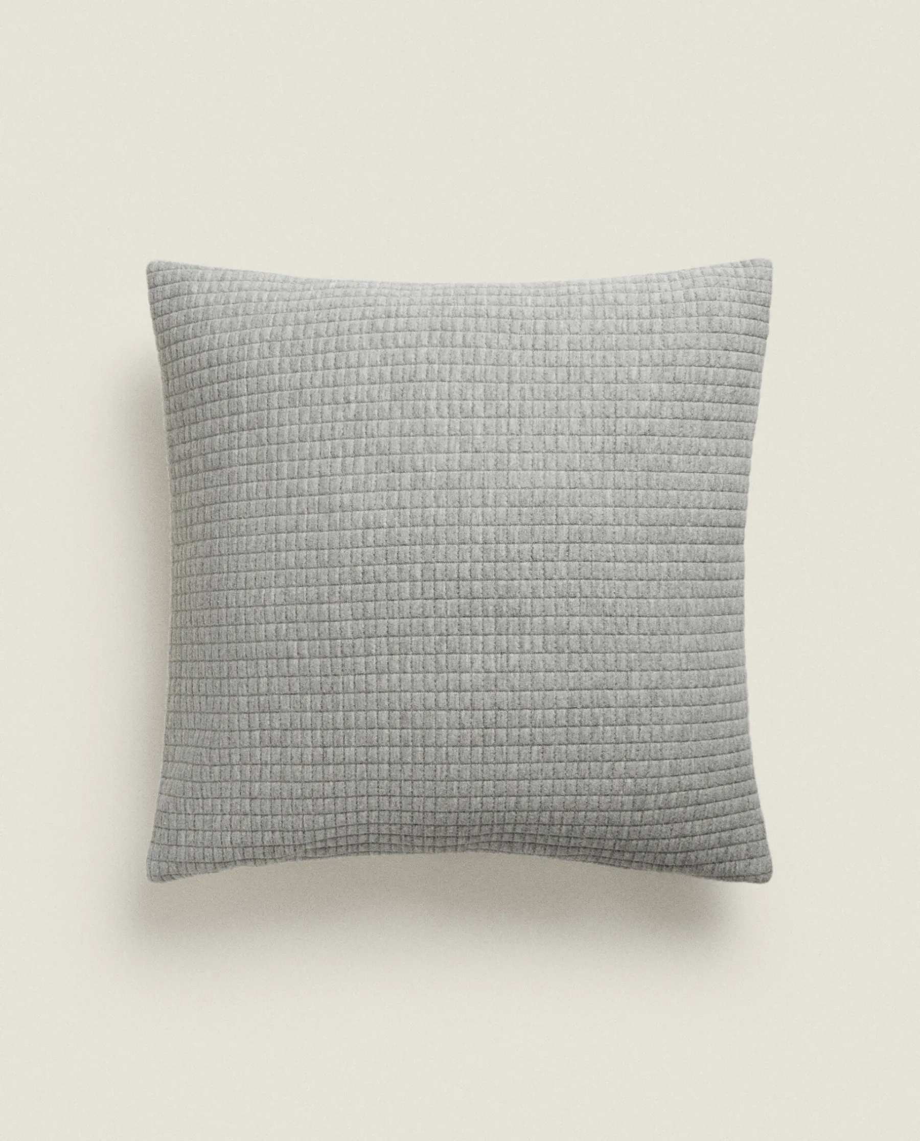 ZARA Home Check Jacquard Throw Pillow Cover