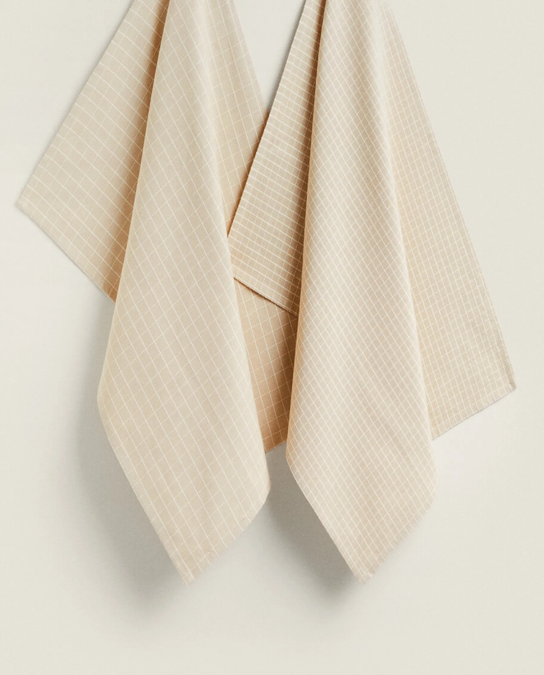 ZARA Home Check Kitchen Towel (Pack Of 2)