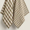 ZARA Home Check Kitchen Towel (Pack Of 2)