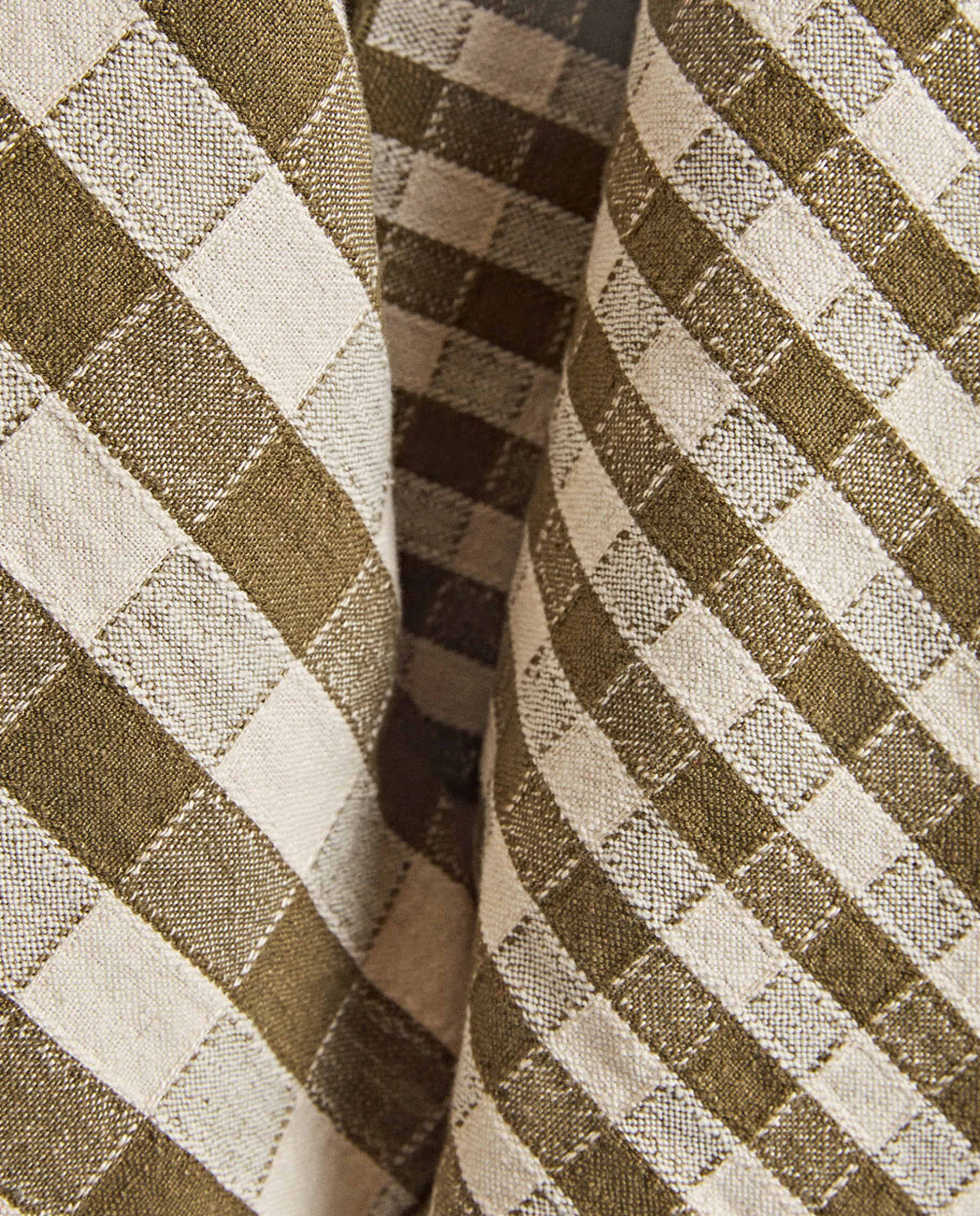 ZARA Home Check Kitchen Towel (Pack Of 2)