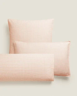 ZARA Home Check Pillowcase