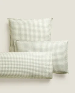 ZARA Home Check Pillowcase
