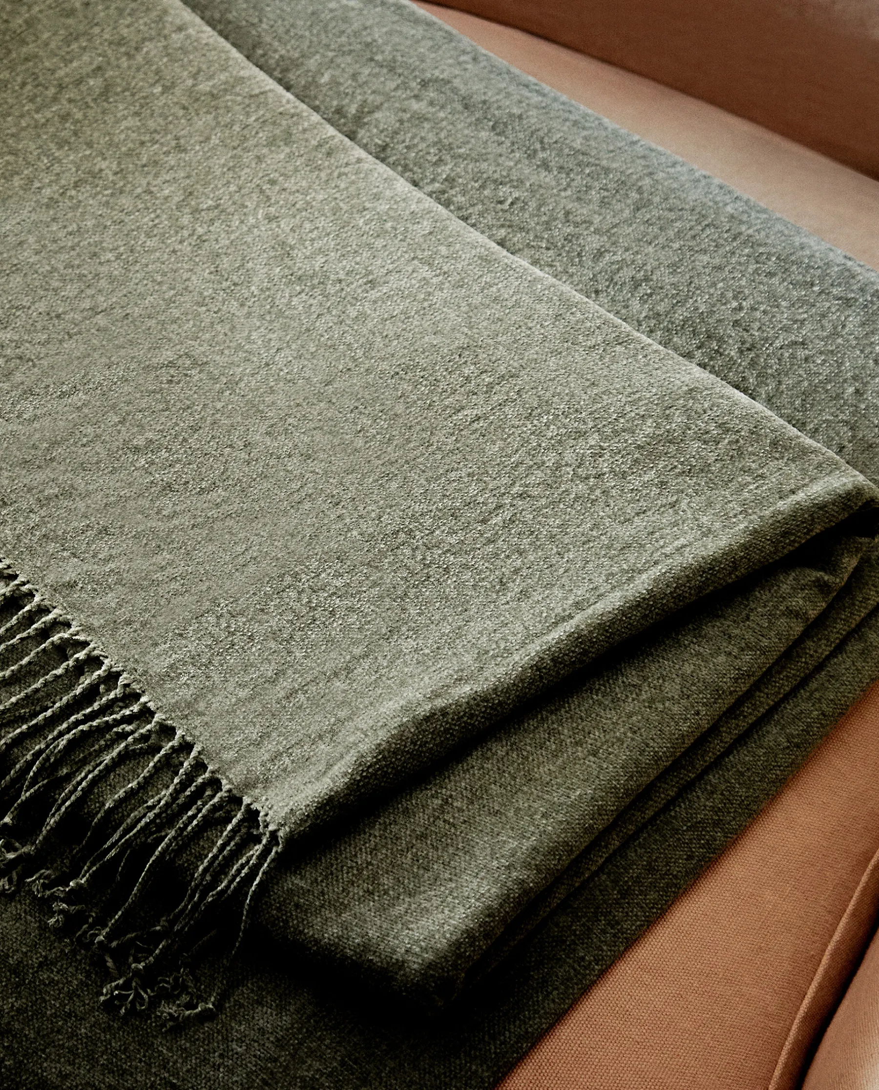 ZARA Home Chenille Blanket