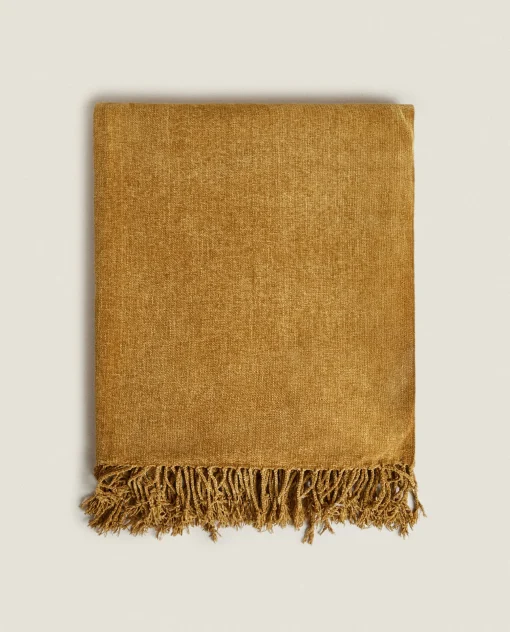 ZARA Home Chenille Blanket
