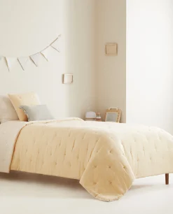 ZARA Home Chiffon And Cotton Jersey Quilt