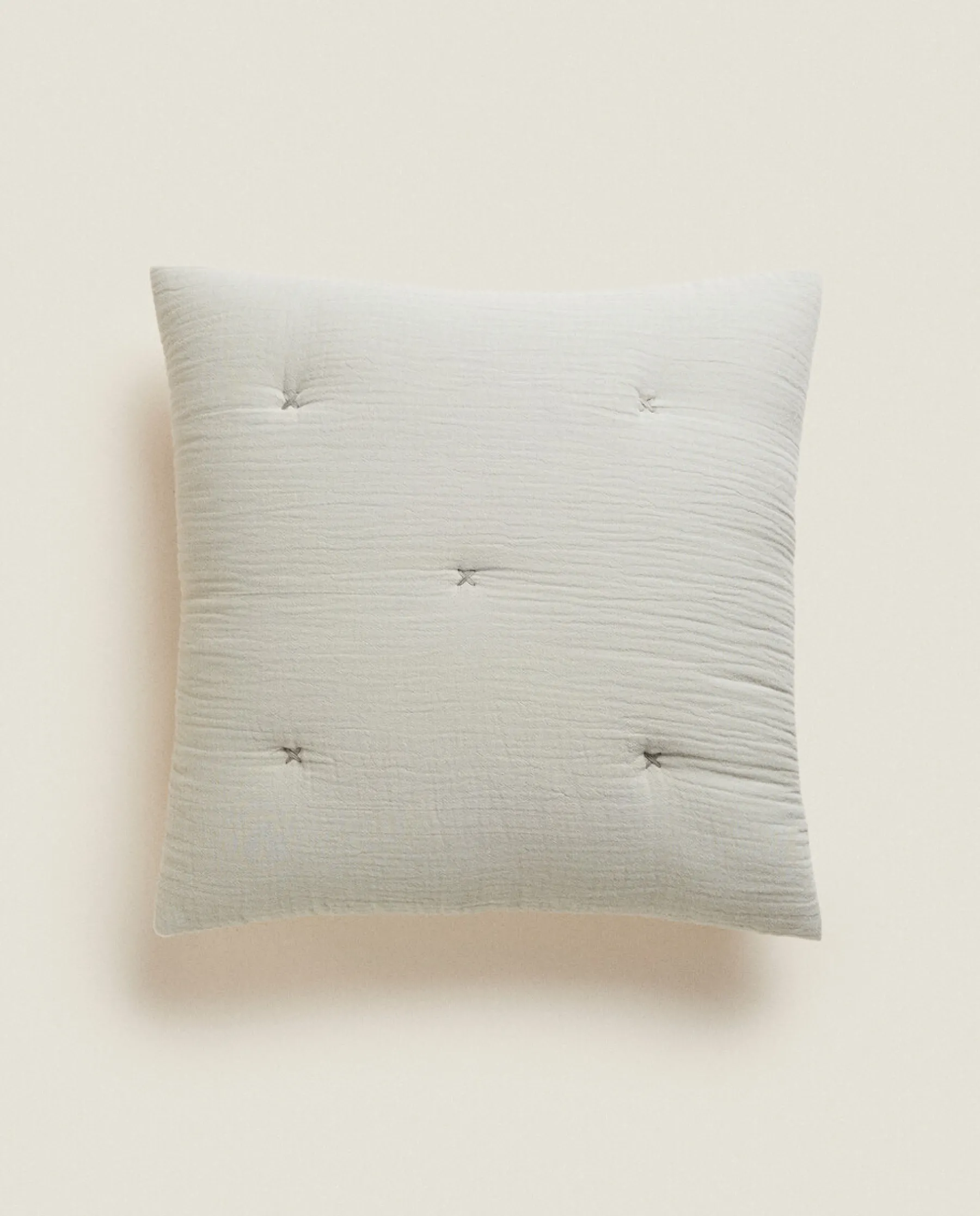 ZARA Home Chiffon And Cotton Jersey Throw Pillow Cover