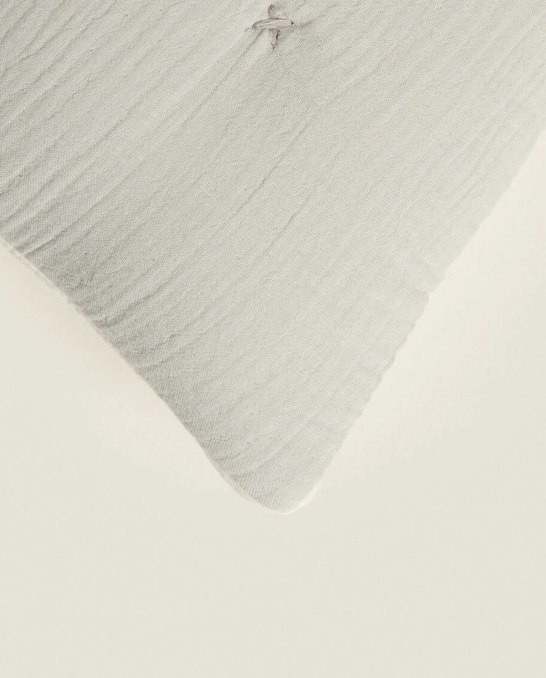 ZARA Home Chiffon And Cotton Jersey Throw Pillow Cover
