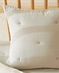 ZARA Home Chiffon And Cotton Jersey Throw Pillow Cover