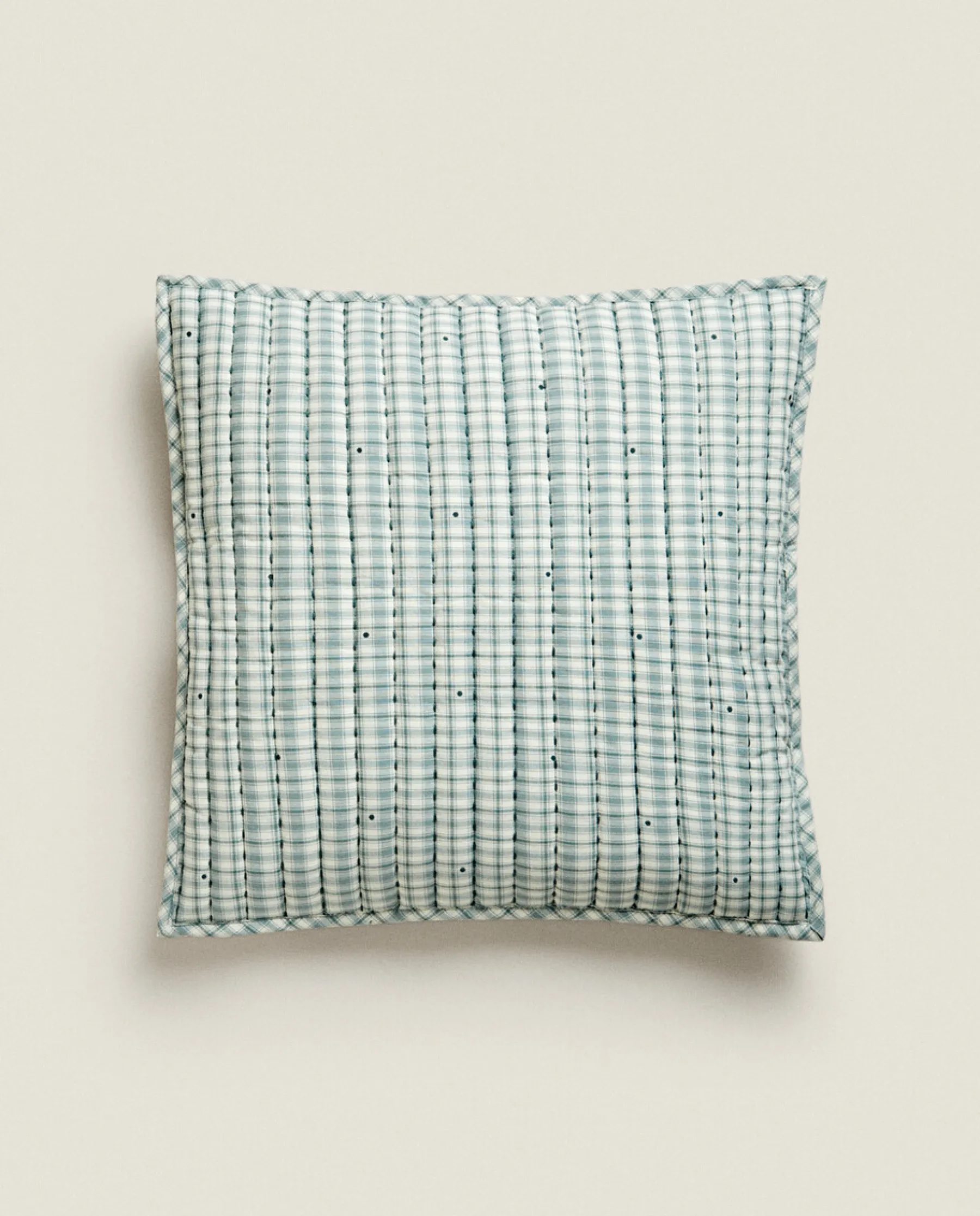 ZARA Home Children'S Checked Christmas Throw Pillow Cover