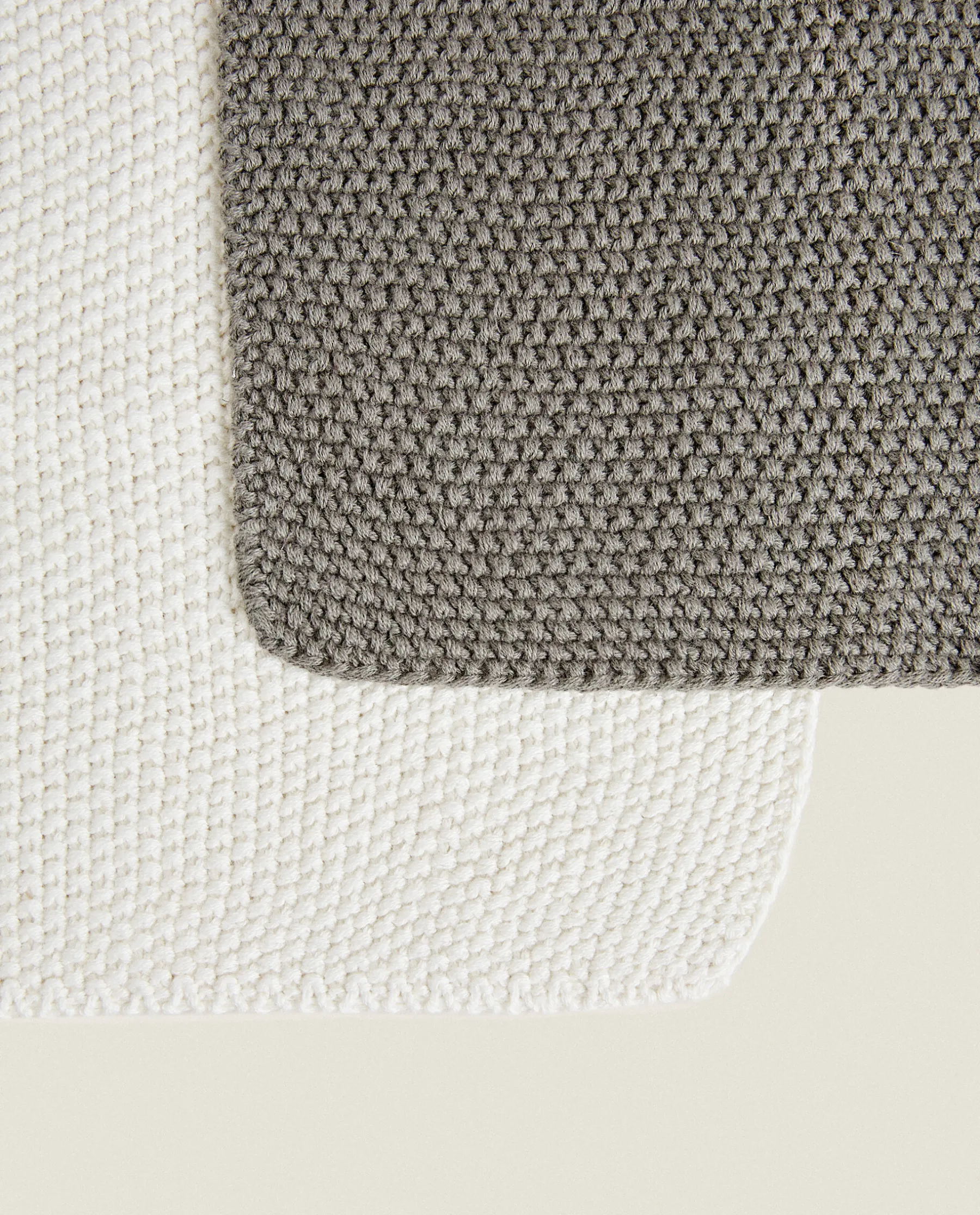 ZARA Home Chunky Knit Kitchen Towel (Pack Of 2)