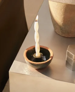 ZARA Home Clay Candlestick