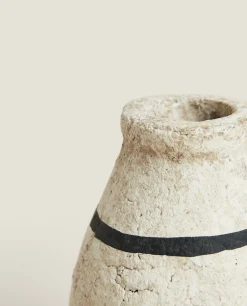 ZARA Home Clay Vase Candlestick