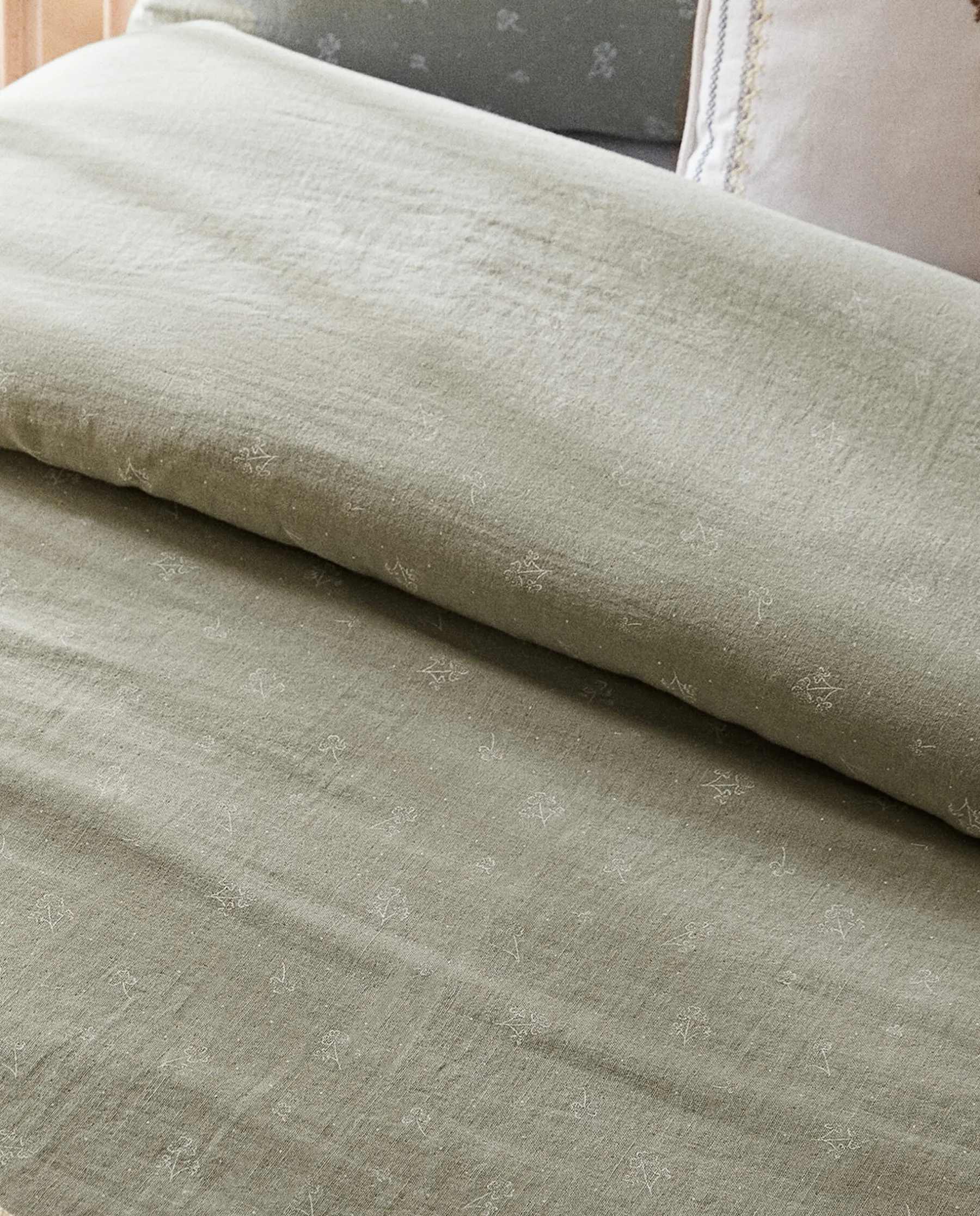 ZARA Home Clover Cotton Chiffon Duvet Cover