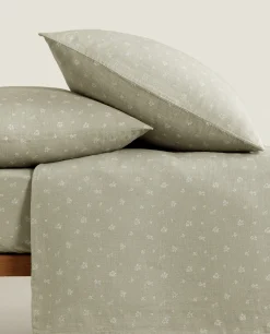 ZARA Home Clover Cotton Chiffon Duvet Cover