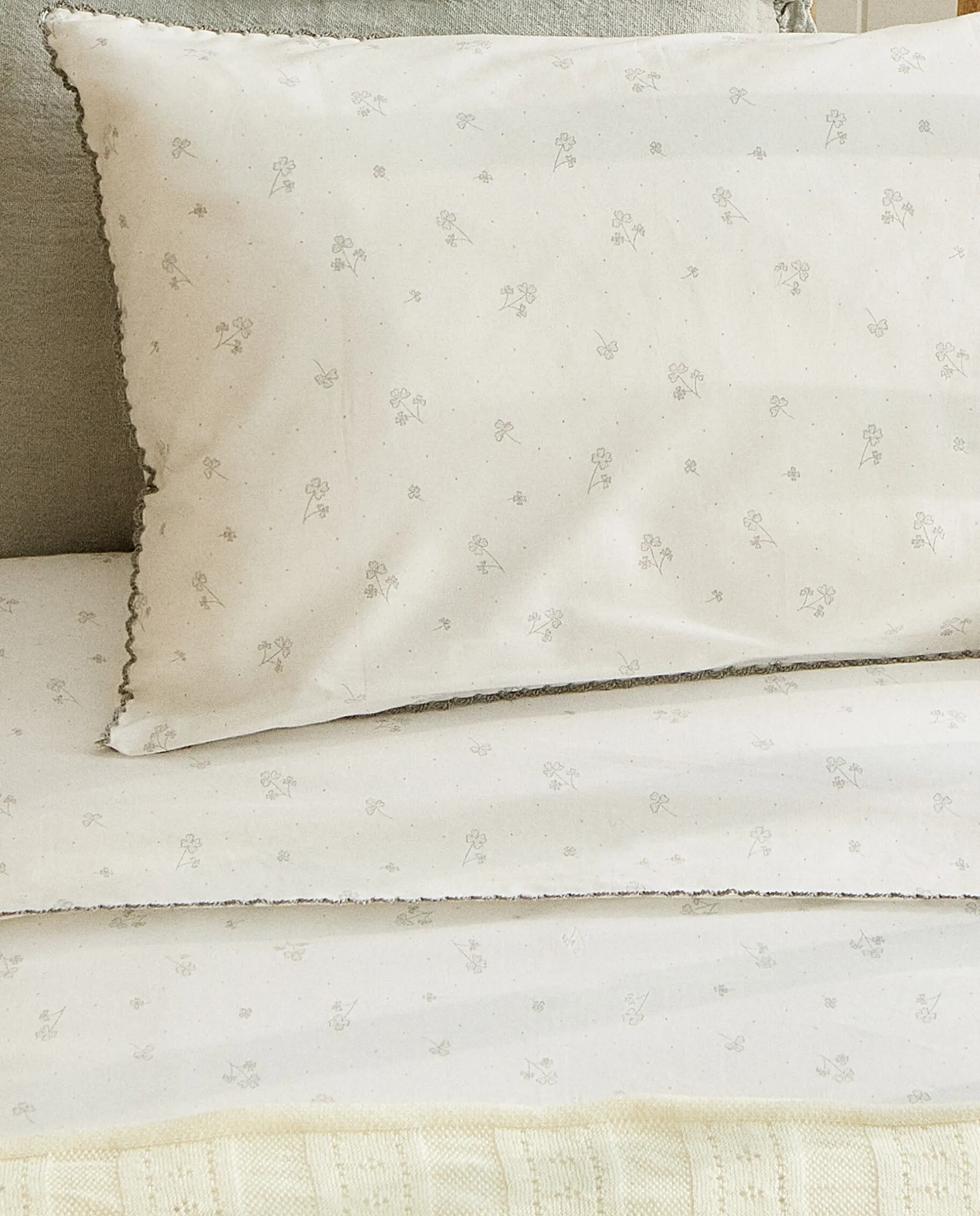 ZARA Home Clover Cotton Duvet Cover
