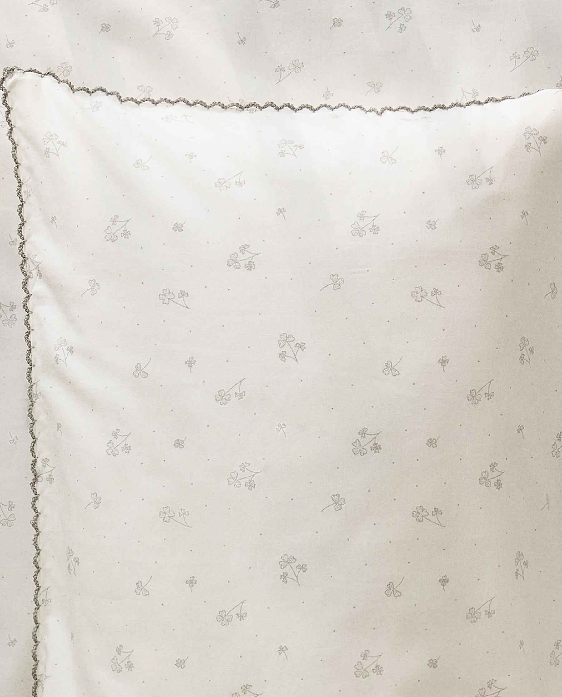 ZARA Home Clover Cotton Pillowcase