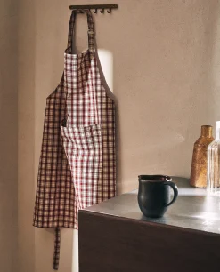 ZARA Home Colored Check Apron