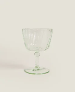 ZARA Home Colored Glass With Lines