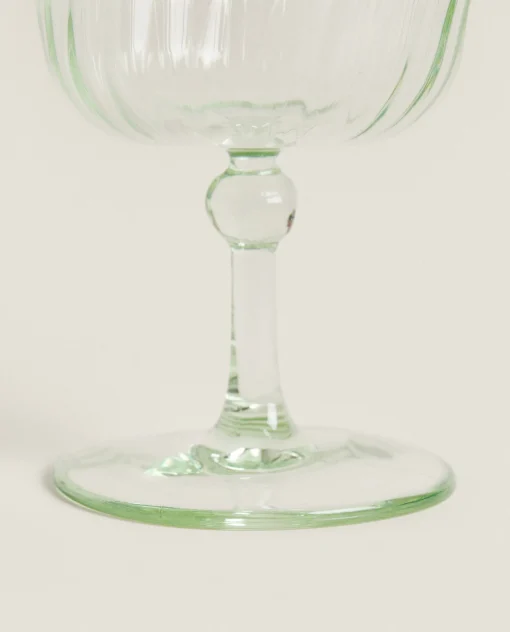 ZARA Home Colored Glass With Lines