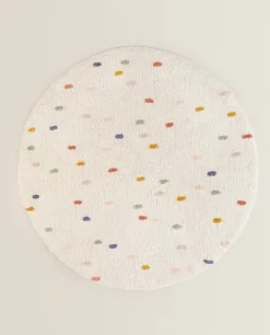 ZARA Home Colored Polka Dot Rug