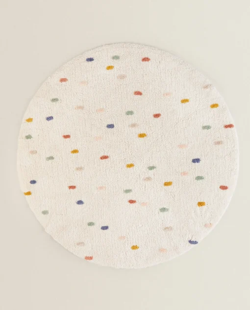 ZARA Home Colored Polka Dot Rug