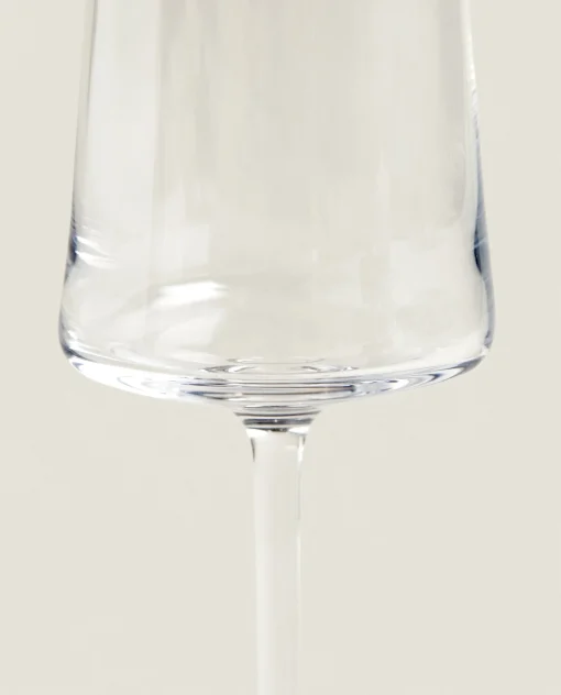 ZARA Home Conical Crystalline Flute Glass